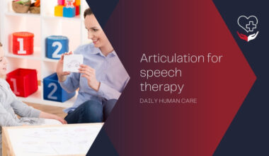 Articulation for speech therapy