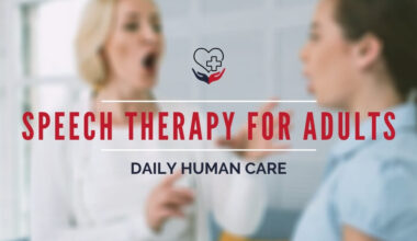 Speech therapy for adults
