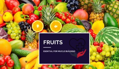 fruits for muscle building