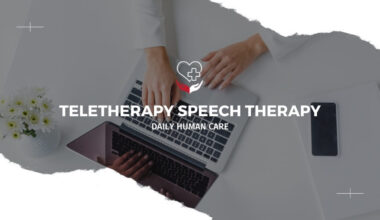 Teletherapy speech therapy