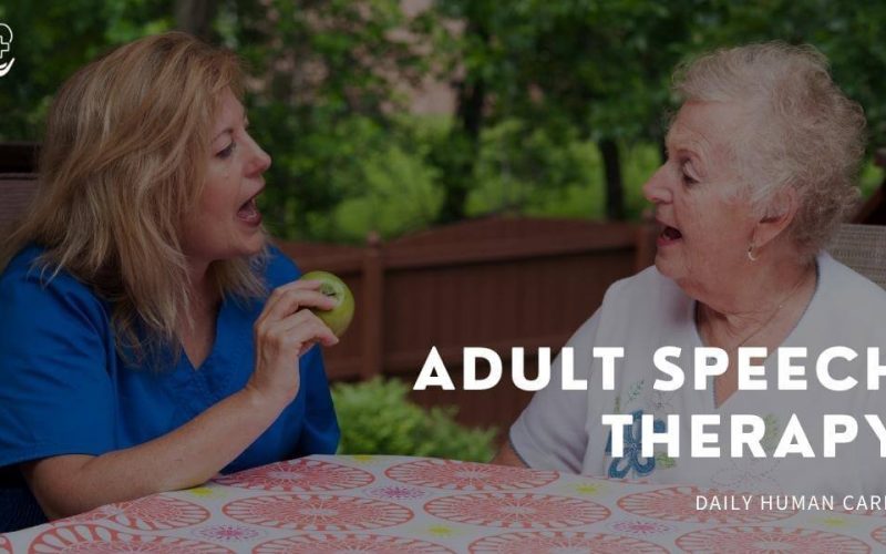 adult speech therapy